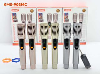 Σετ 2 ασύρματα μικρόφωνα - KMS-903MC - 509038 - Silver