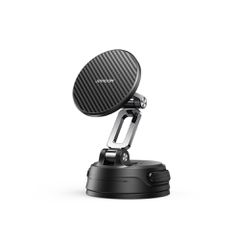 Joyroom JR-ZS51 magnetic car holder with suction cup for windshield or dashboard - black