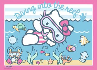 Hello Kitty Puzzle 4-Pack Let's Go, Hello Kitty! (4x100 Pieces)-thumb-3