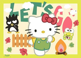 Hello Kitty Puzzle 4-Pack Let's Go, Hello Kitty! (4x100 Pieces)-thumb-2