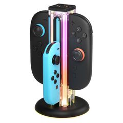 NYXI - Zeus Nintendo Switch 1 & 2 Charging Station - Multi Color / Nintendo Switch
