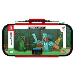 PDP Travel Case Plus GLOW - Minecraft Forest Battle / Nintendo Switch
