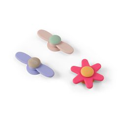 Vanilla Copenhagen - Suction Spinner Set - Silicone - Pink (SPIN0626) / Toys