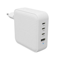 Hyper - HyperJuice 100W USB-C GaN Travel Charger (3C+1A) - White / Electronics