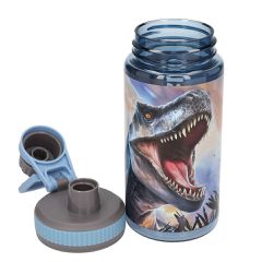 Dino World - Drinking Bottle - Grey-Blue - 500 ml-thumb-1