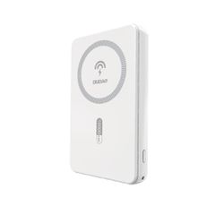 Dudao K14S Magnetic Power Bank 20W 5000mAh 1x USB-A 1x USB-C - White