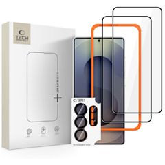 Tech-Protect Easy Set+ 3-Pack Tempered Glass for Samsung Galaxy S26 Ultra - Black
