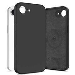 Tech-Protect Silicone MagSafe Case for iPhone 16e / 17e - Black-thumb-1