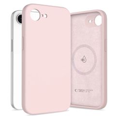 Tech-Protect Silicone MagSafe Case for iPhone 16e / 17e - Pink-thumb-1