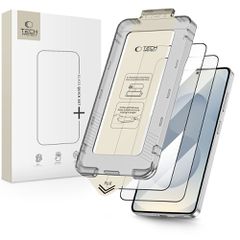 Tech-Protect Quick Set+ 2-Pack Tempered Glass for Samsung Galaxy S26+ - Black
