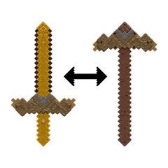 Minecraft Transformable Sword Pickaxe-thumb-1