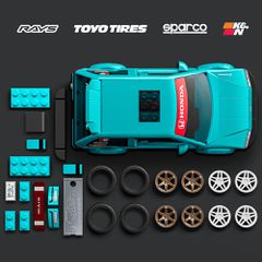Hot Wheels HONDA Civic Speed construction set-thumb-3