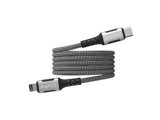 Havit CB6298 - Magnetic USB type C-Lightning cable, 1 m (black)