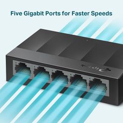 TP-Link 5-Port 10/100/1000Mbps Desktop Network Switch-thumb-2