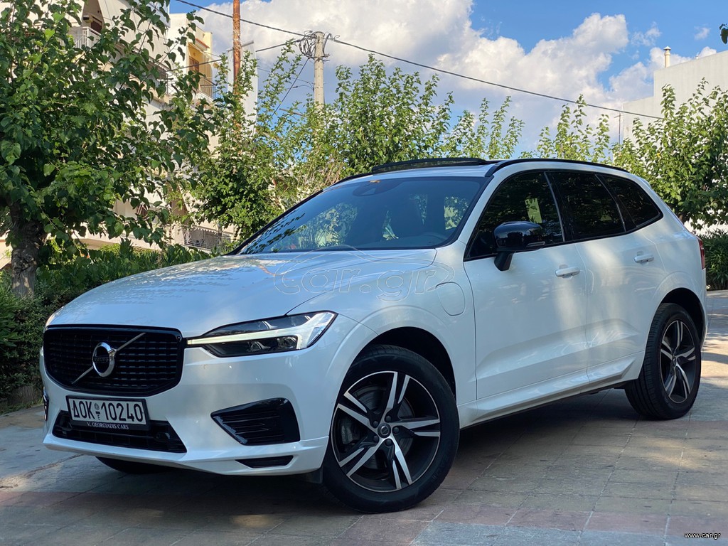 Volvo XC 60 2021 ΠΑΝΟΡΑΜΑ 4Χ4 R-Design PLUG-IN HYBRID ΑΣΠΡΟ ΠΕΡΛΑ ΕΛΛΗΝΙΚΟ!