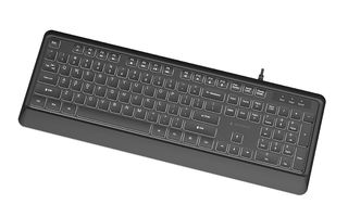 Gembird KB-UML-04 Slim wired backlight keyboard, black, US layout-thumb-2
