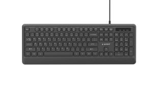 Gembird KB-UML-04 Slim wired backlight keyboard, black, US layout-thumb-1