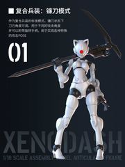 SHEIK MAINLAND - Xenodash (White) - Model Kit 1/18