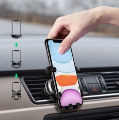 Ugreen gravity car phone holder black (80871)-thumb-1