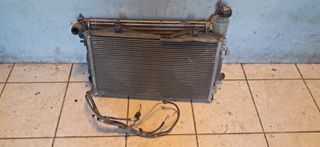 CITROEN SAXO / PEUGEOT 106 ΒΕΝΤΙΛΑΤΕΡ ΚΟΜΠΛΕ (ΔΙΠΛΟ) / ΨΥΓΕΙΟ ΝΕΡΟΥ / ΨΥΓΕΙΟ AIR CONDITION A/C ,-thumb-1