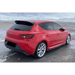 Kapáki Aerotomí Orofís katállhlo gia Seat Leon 5F Mk3 5 Doors Chátsmpak (2012-2019) Piáno Mavro-thumb-7