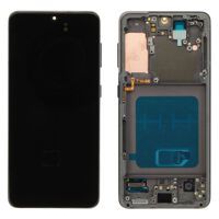 For Galaxy (GH82-27255A-FG2) Display (Refurb) - Phantom Grey, For Samsung Galaxy S21; SM-G991