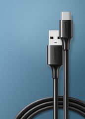Ugreen US287 60115 USB-A / USB-C 2A cable 0.5m - black-thumb-1