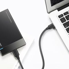 Ugreen US184 20882 USB-A 3.0 / USB-C 3A cable 1m - black-thumb-1