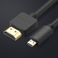 Ugreen cable Micro HDMI - HDMI cable 3m black (HD127)-thumb-1