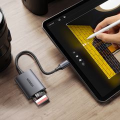 Ugreen CM401 USB C 5Gb/s SD/TF Card Reader - Gray-thumb-3