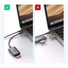 Ugreen CM401 USB C 5Gb/s SD/TF Card Reader - Gray-thumb-1