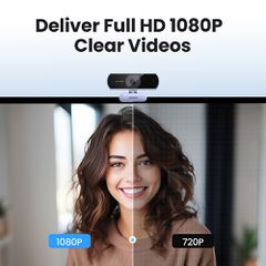 Ugreen CM678 USB HD Webcam - Gray-thumb-2