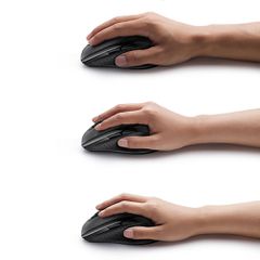 Ugreen Wireless Ergonomic Optical Mouse - Black-thumb-3