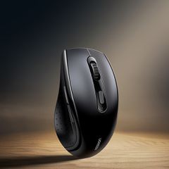 Ugreen Wireless Ergonomic Optical Mouse - Black-thumb-2