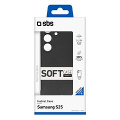 SBS Instinct Case for Samsung Galaxy S25 - Black-thumb-1