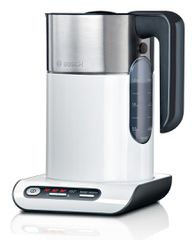 Bosch TWK8611P electric kettle 1.5 L 2400 W Anthracite, Stainless steel, White