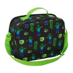 Minecraft 3D thermal lunch bag-thumb-1