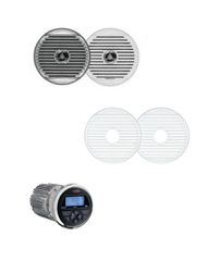 Jensen CPMX150WH Ολοκληρωμένο Πακέτο Πηγής με Bluetooth & Ηχείων & Γρίλιων Λευκό (Σετ)