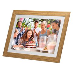 Lippa - Frameo Digital Picture Frame - Wooden Frame - 10 inches