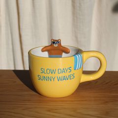 Winkee - Pool Buddies Chilling Bear Mug-thumb-1