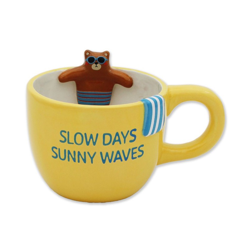 Winkee - Pool Buddies Chilling Bear Mug
