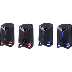 Speakers Defender Rocket 2.0 6w LED USB, black-thumb-3