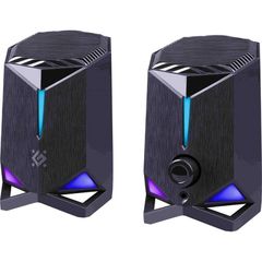 Speakers Defender Rocket 2.0 6w LED USB, black-thumb-1