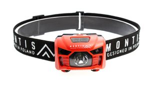 Montis Bateryjna latarka nagłowna z sensorem MT002 Red, Black Headband flashlight LED