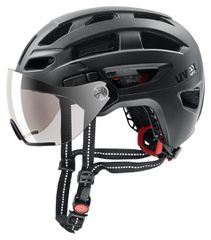 UVEX Finale visor bike helmet 56–61 cm, black matt
