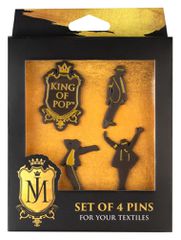 Michael Jackson Pin Badges Set (4)-thumb-1