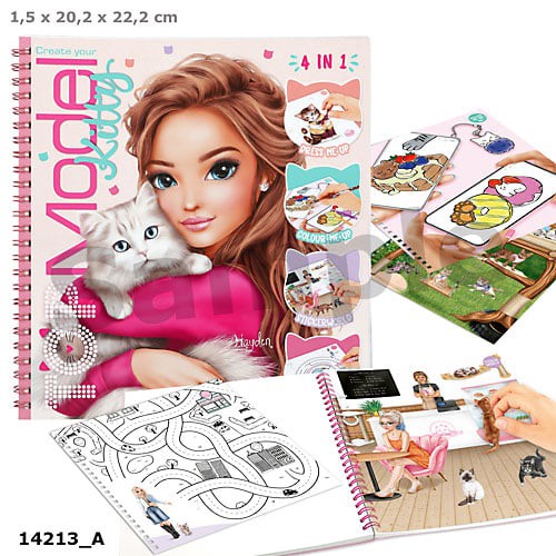 Topmodel - Kitty Colouring Book (0414213)