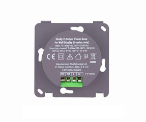3800238072780 | Shelly 2-Output Power Base for Wall Display i-Series - EAN 3800238072780