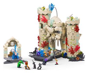 Masters of the Universe Mattel Brick Shop Construction Set Castle Grayskull