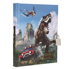 Dino World - Diary With Padlock (0413997)-thumb-3